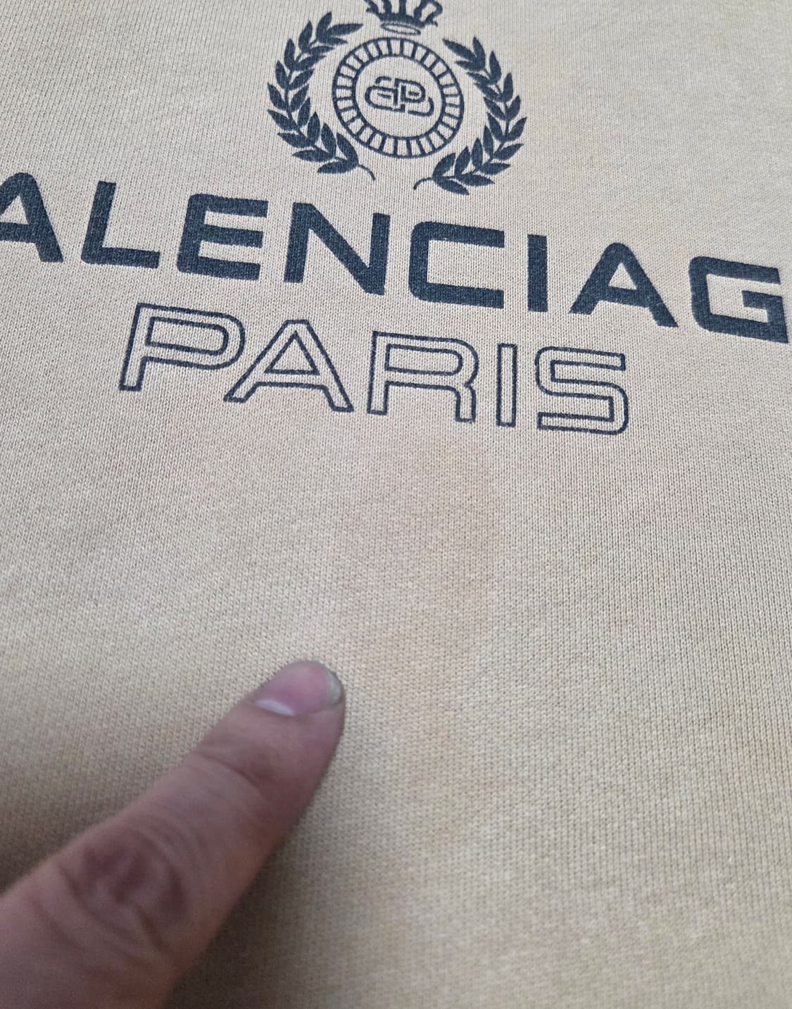 발렌시아가 프린트 후드티 상품이미지4