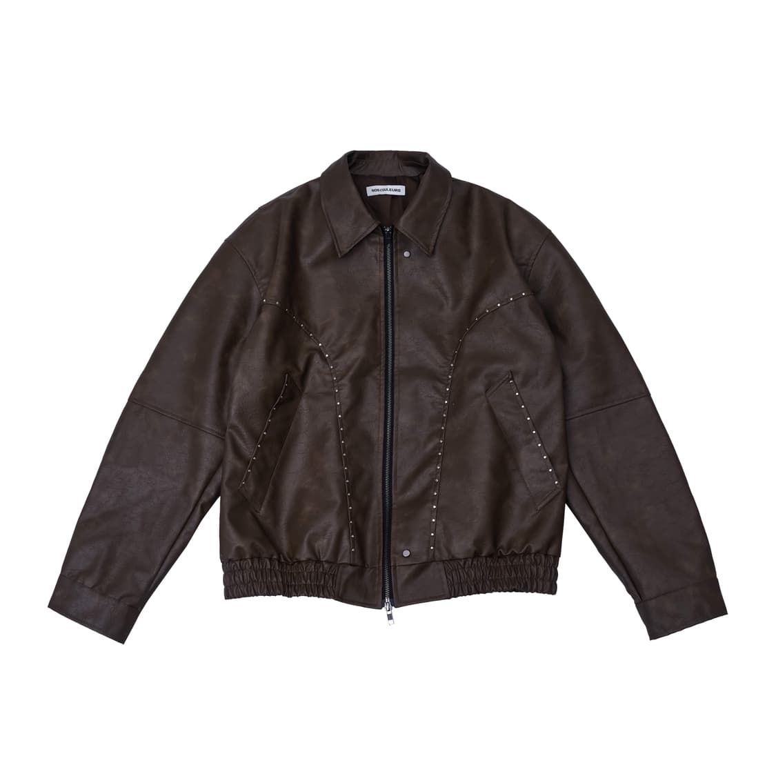 [새 상품/택o] 노쿨러스-VEGAN LEATHER BOWLING 자켓 상품이미지1