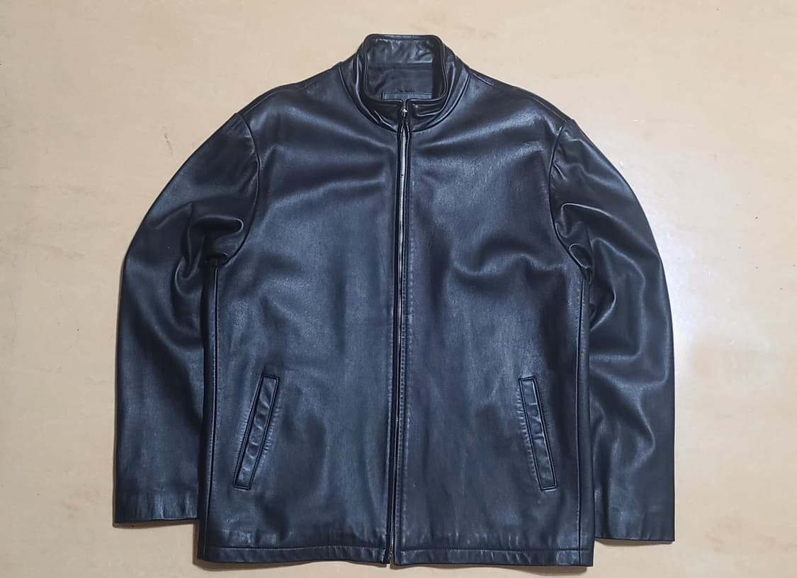 BANANA REPUBLIC 프리미엄 천연 양가죽 싱글 라이더 자켓 상품이미지5