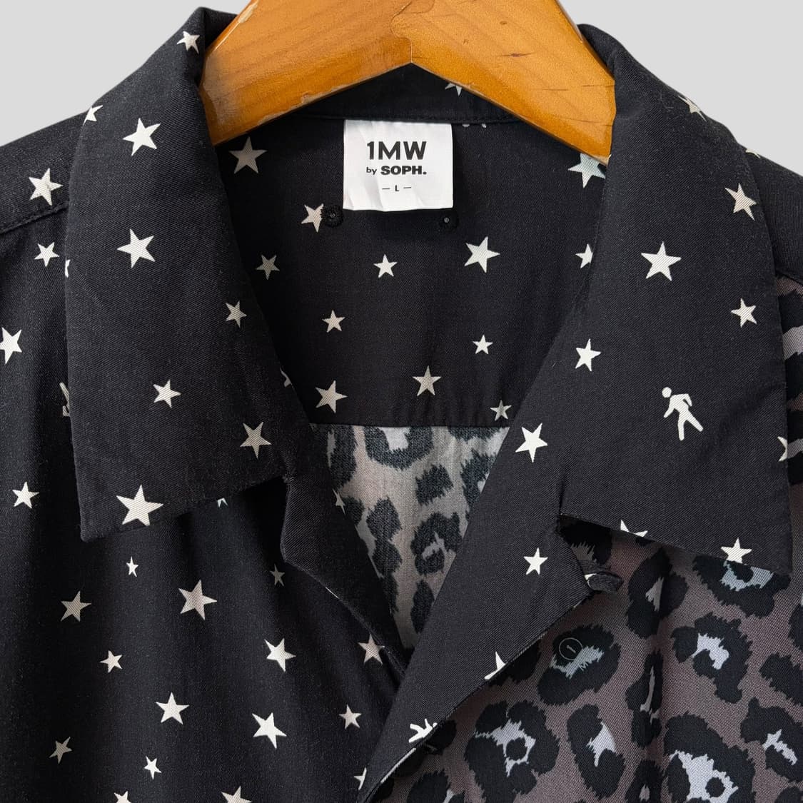 (L)GU 지유 1MW by SOPH 소프넷 믹스드 레오파드 하프셔츠 상품이미지3