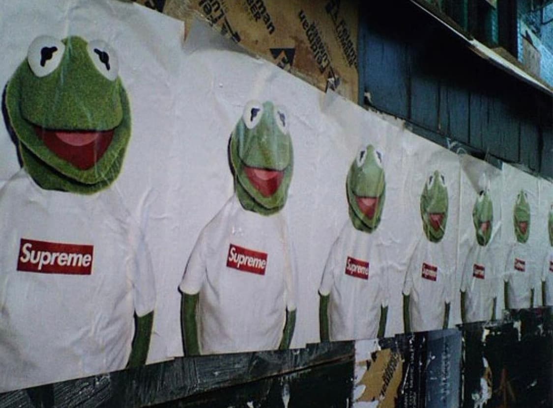 슈프림 커밋 포스터 정품 (액자포함) Supreme Kermit 상품이미지2