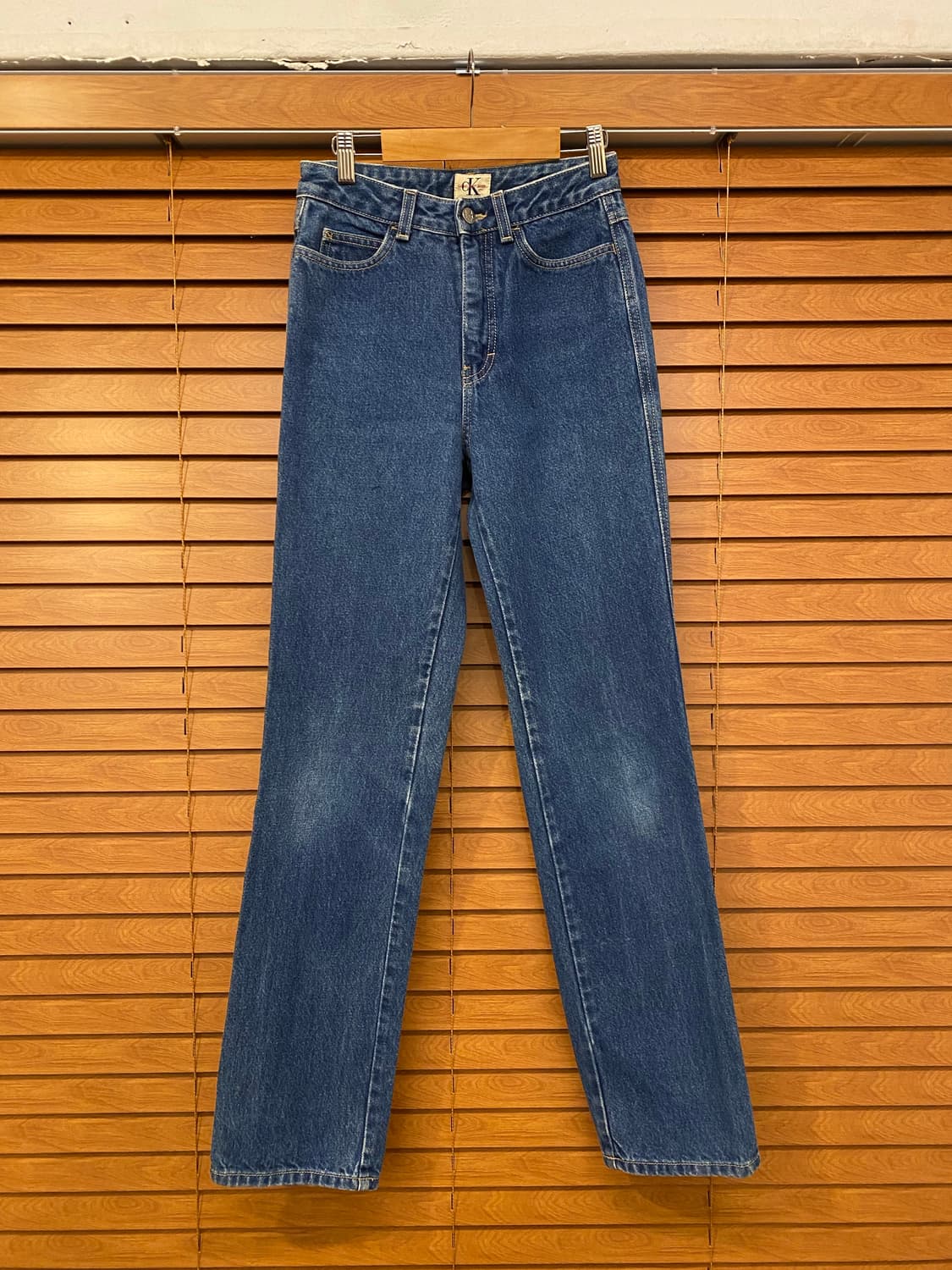 90s USA CK 캘빈 클라인 진청 스트레이트진 상품이미지6