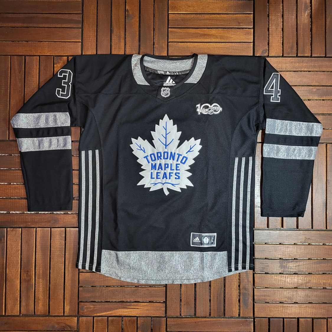 아디다스 NHL 토론토 메이플 리프스 100주년 져지 (L) 상품이미지1