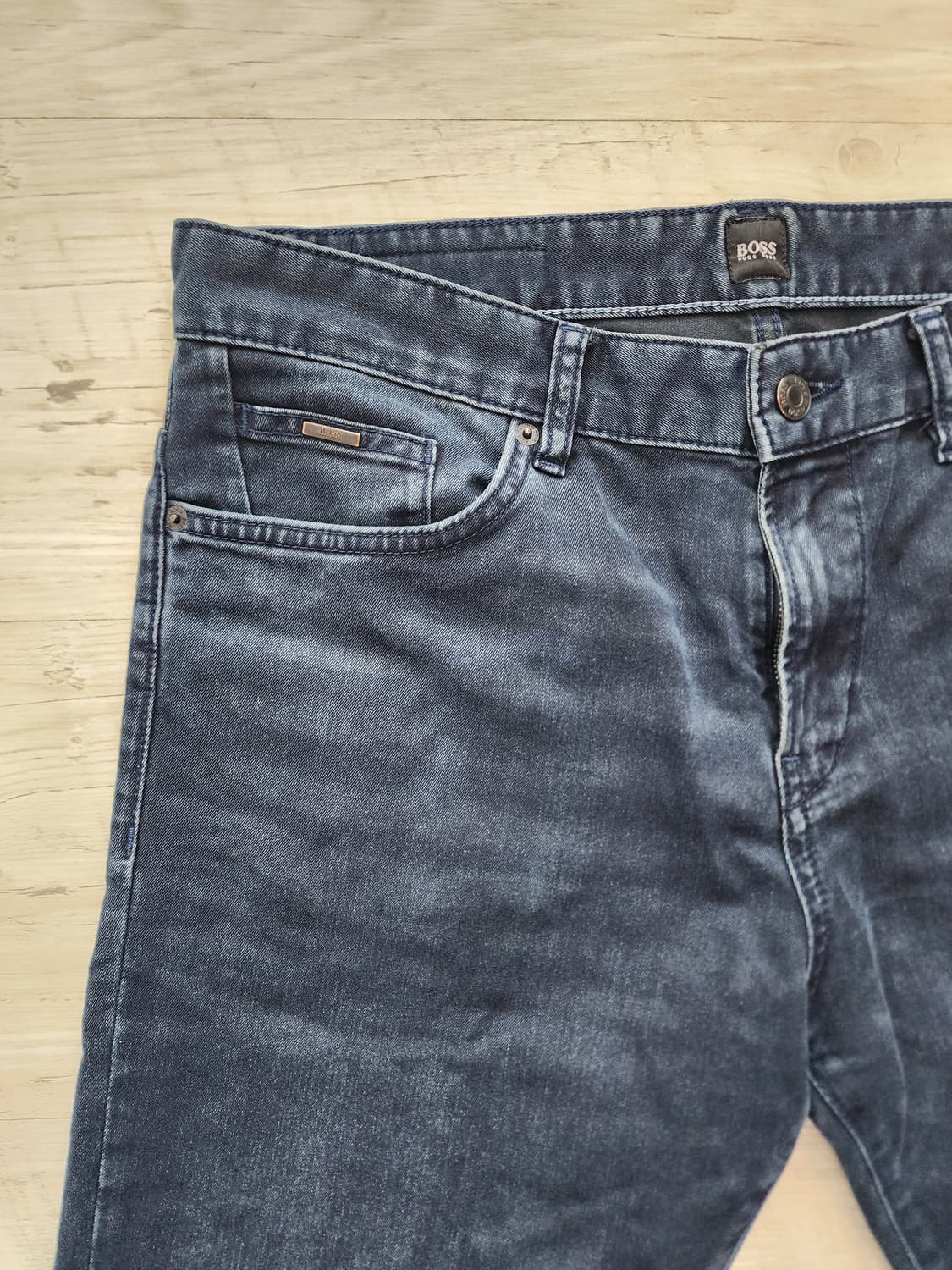 HUGOBOSS 휴고보스 스트래치 데님 팬츠 34사이즈 진청 스판 청바지 상품이미지4