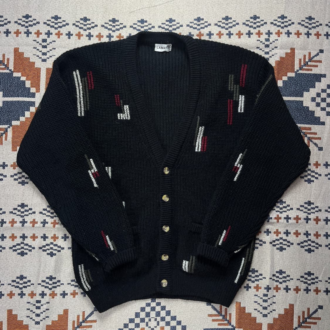 90s LAMATTA 빈티지 울100 가디건(실측확인) 상품이미지1