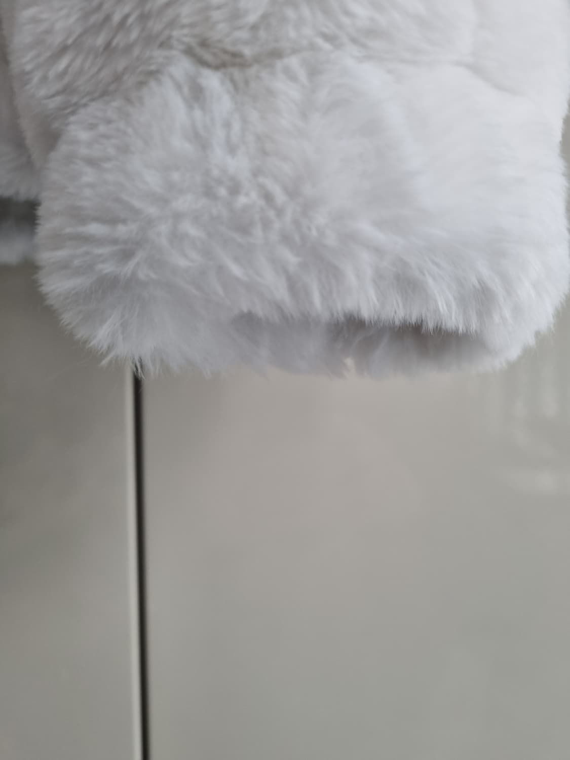 내셔널지오그래픽 뽀글이 후리스 S 화이트 상품이미지5