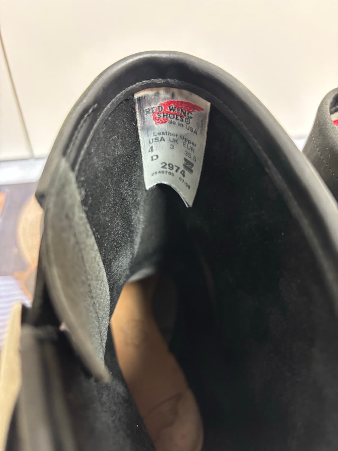 레드윙 2974 엔지니어 부츠 us4사이즈 상품이미지4