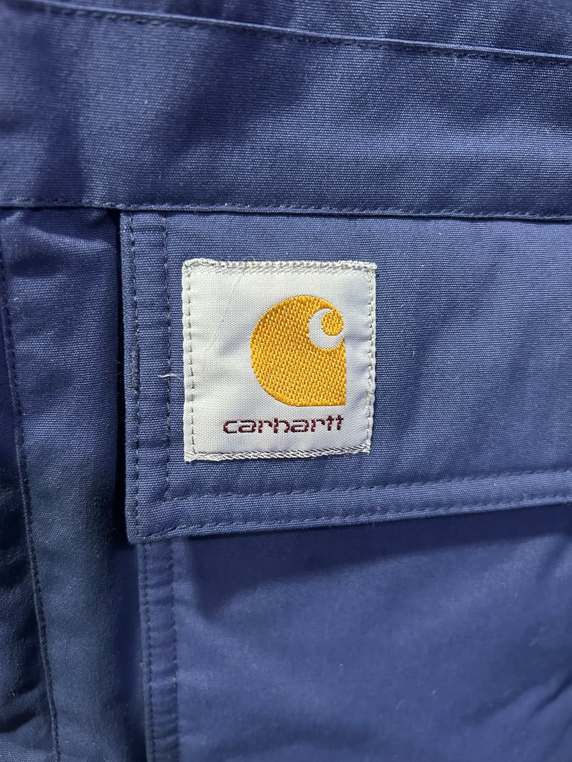 칼하트 네이비 퍼 후드 패딩 자켓 상품이미지3