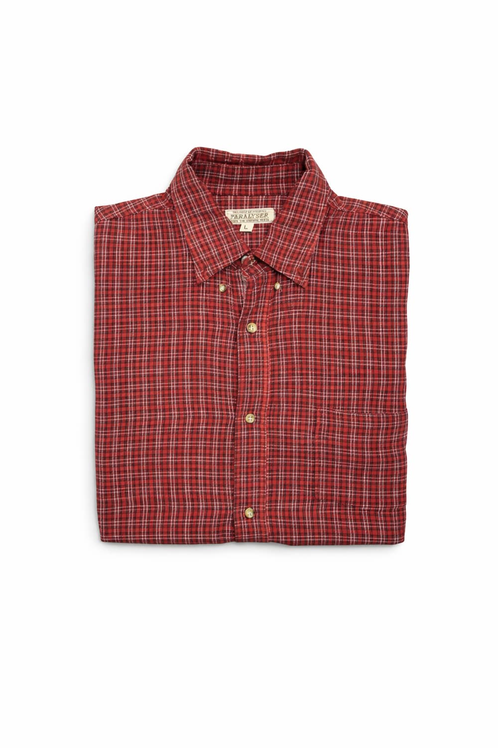 JPN 90s~00s일본 빈티지 y2k 모리걸 레드 플란넬 체크 셔츠 L 상품이미지4