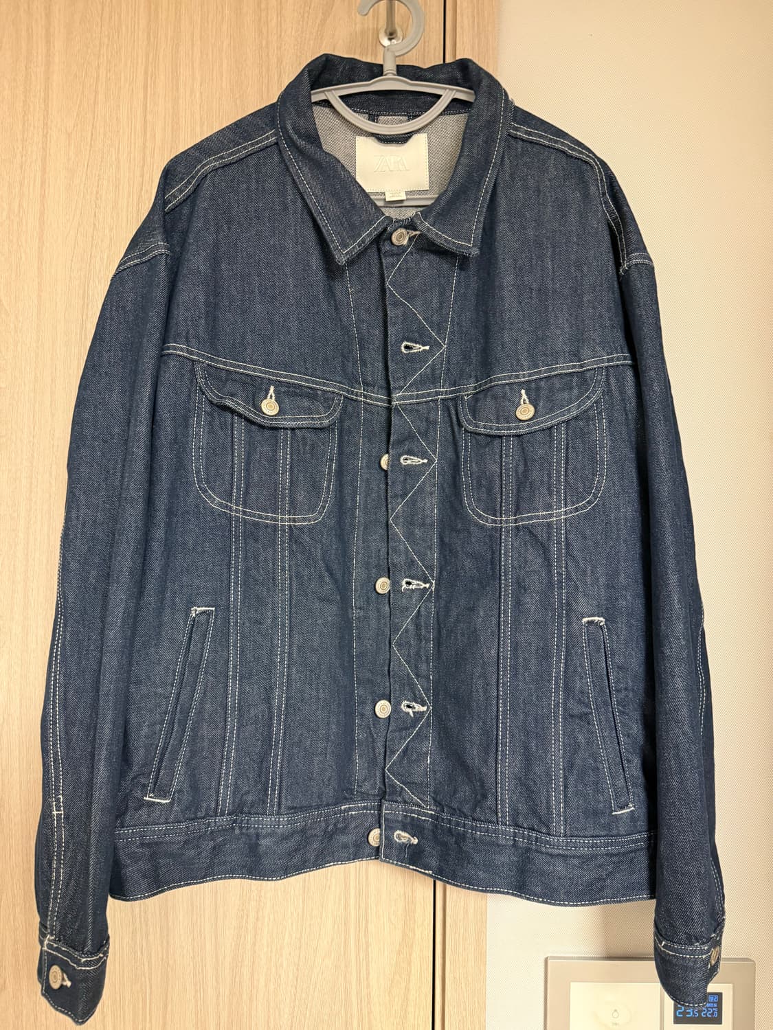 자라 zara 데님자켓 청자켓 xl 상품이미지1