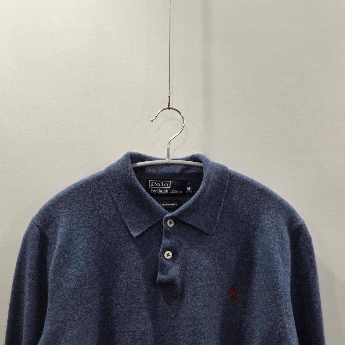 폴로랄프로렌 우먼 메리노울 카라 니트 M 상품이미지2
