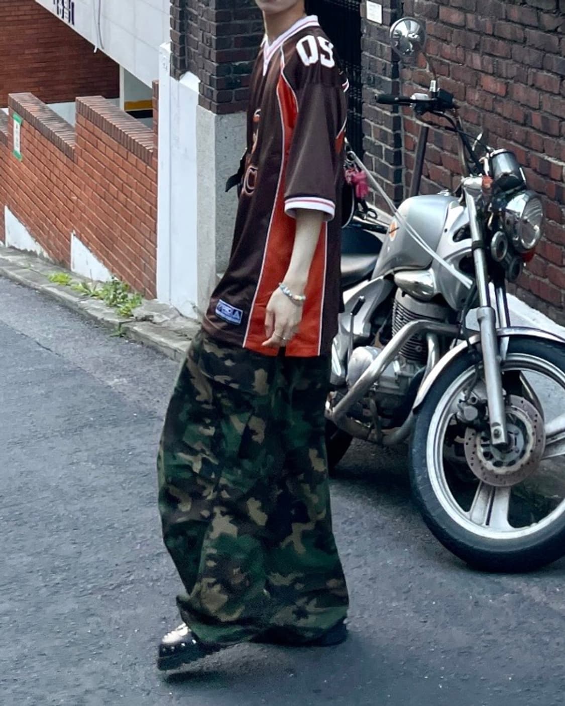 팔라스 저지 반팔 브라운 상품이미지2