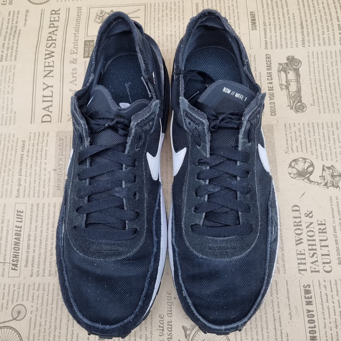 나이키 와플원 블랙 남성운동화260 상품이미지2