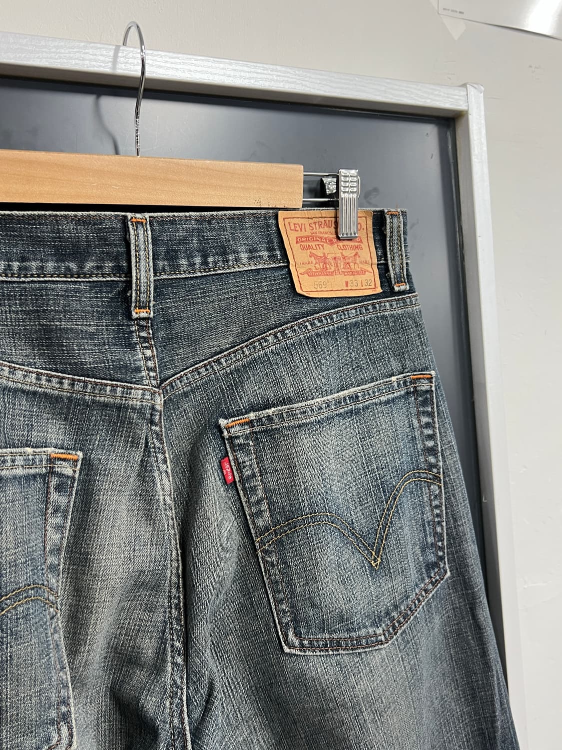 00s Levis 리바이스 569 루즈 스트레이트 데님 팬츠 상품이미지2