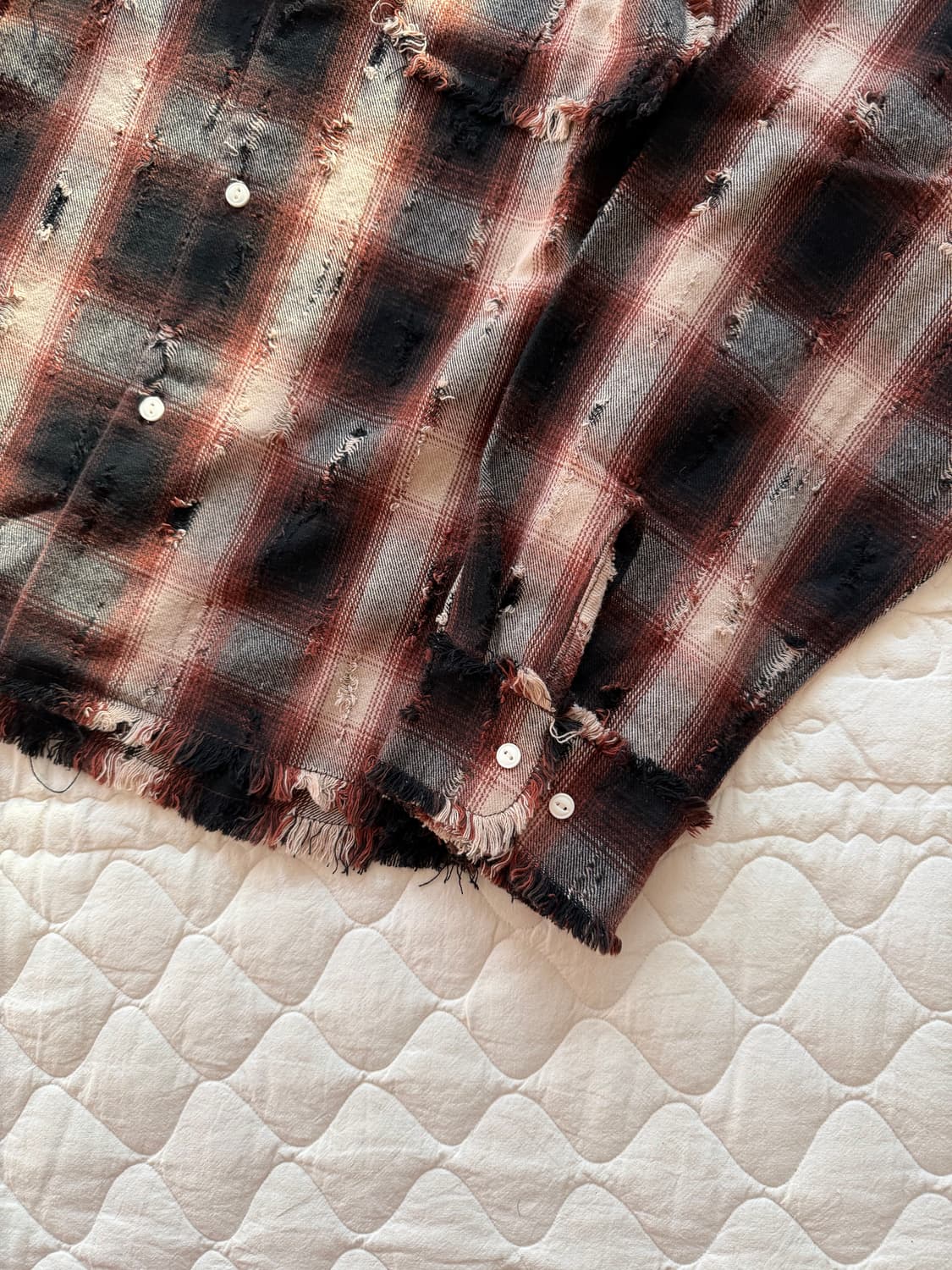 당케숀 일본매장신상 디스트레스 셔츠자켓 (해외에서도 라스트피스‼️) 상품이미지2