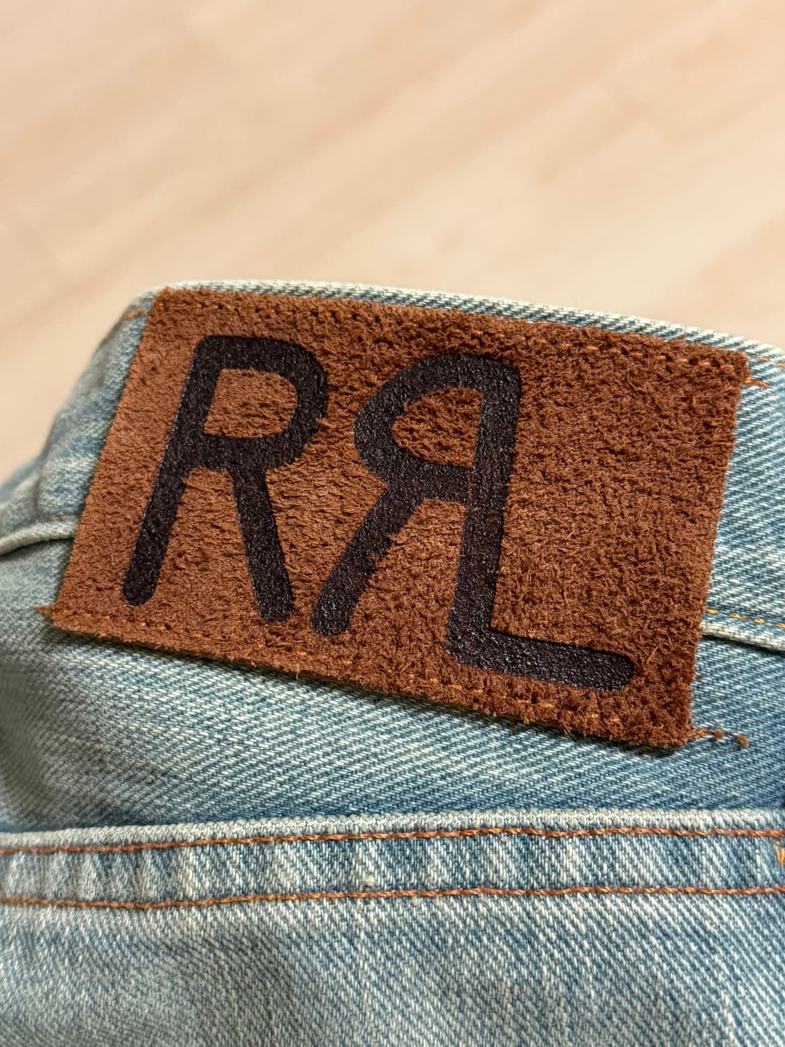 (31x32) RRL 캠든 스트레이트 진 빈파포 상품이미지6