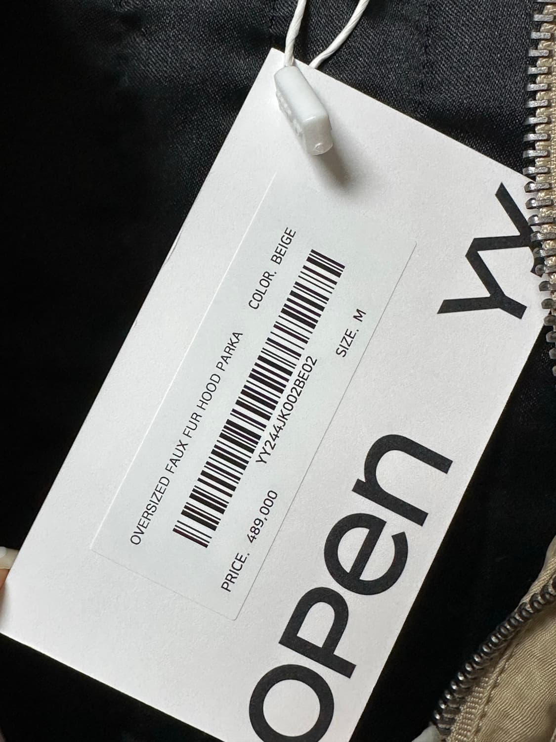 오픈와이와이 퍼 파카 상품이미지3