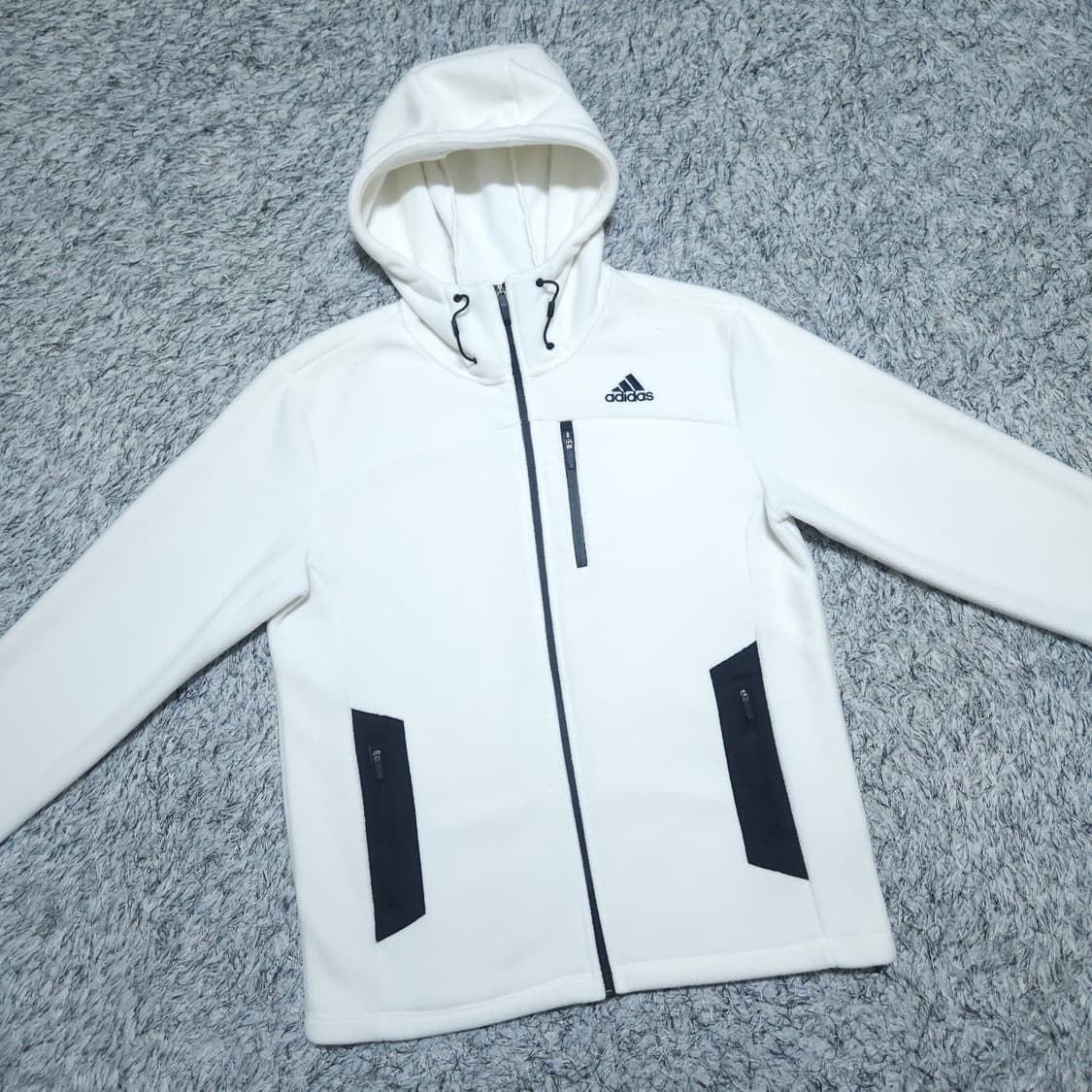 아디다스)105 남자 플리스자켓 기모후드집업 / 왕눈이샵 상품이미지2