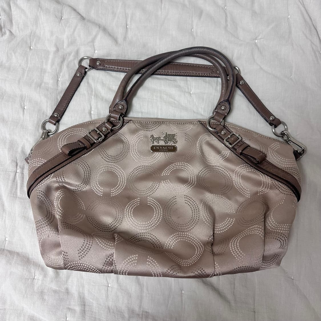 코치 Coach 시그니처 패턴 토트백 숄더백 빈티지 y2k 보부상 상품이미지3