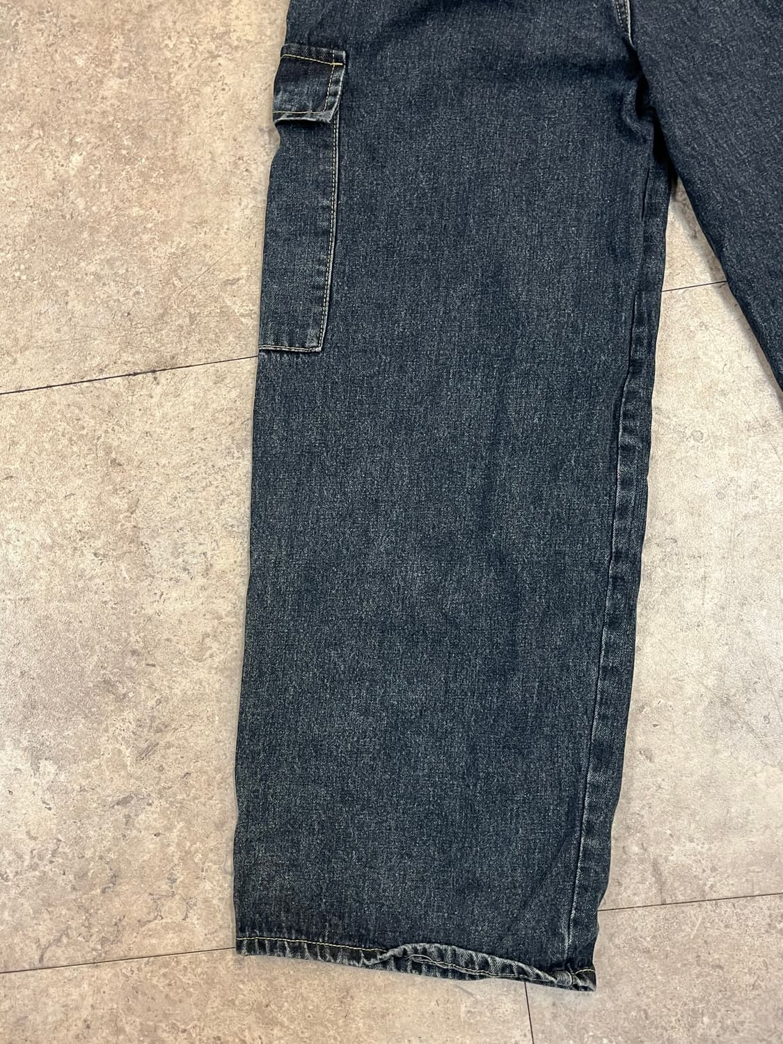 빈티지 카고 밴딩 데님 팬츠 L #csz3580 상품이미지7