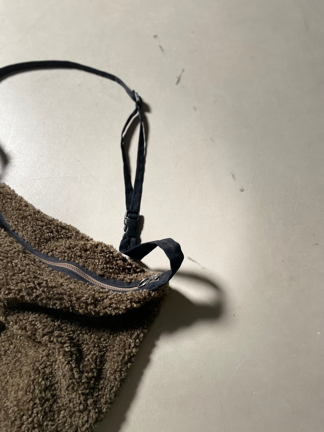 H•d  Boa Fleece Shoulder Pouch 상품이미지3