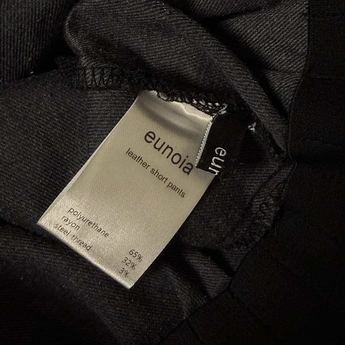유노이아 레더 쇼츠 상품이미지6