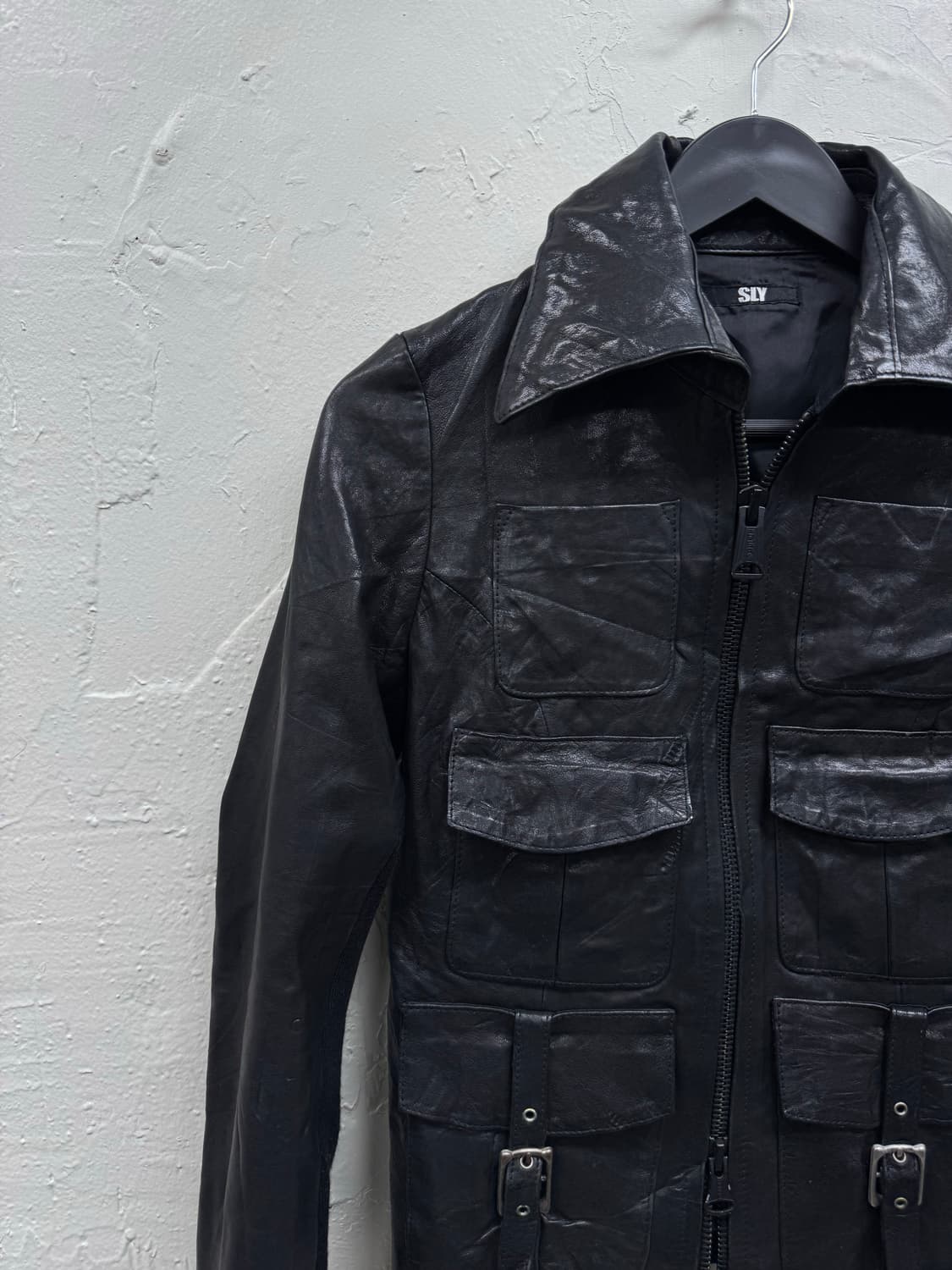 Sly 00s archive gimmick leather jacket 상품이미지3