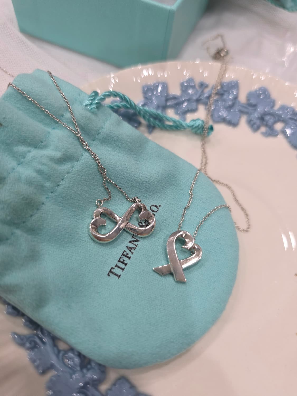 티파니앤코 팔로마 피카소 더블하트 인피니티 목걸이 상품이미지8