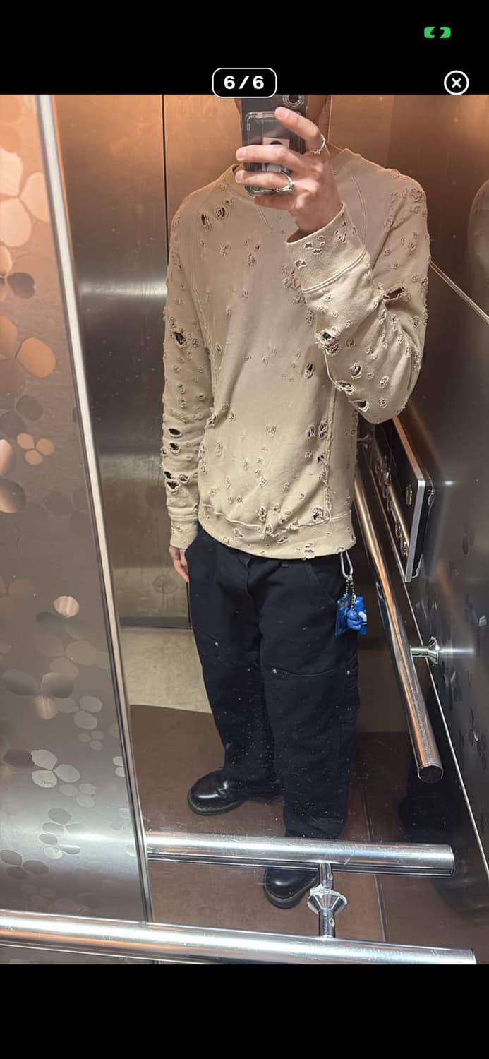 솔로이스트 그런지 맨투맨 상품이미지6