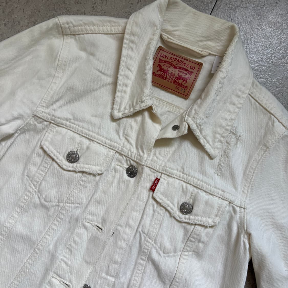 리바이스 여성 데님 트러커 자켓 상품이미지2