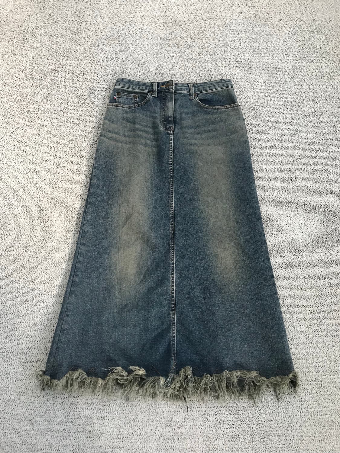 데님 롱 스커트 상품이미지5