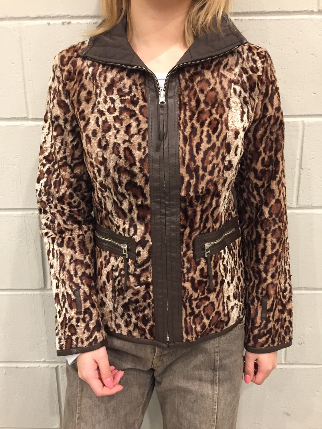 레오파드 자켓 상품이미지2