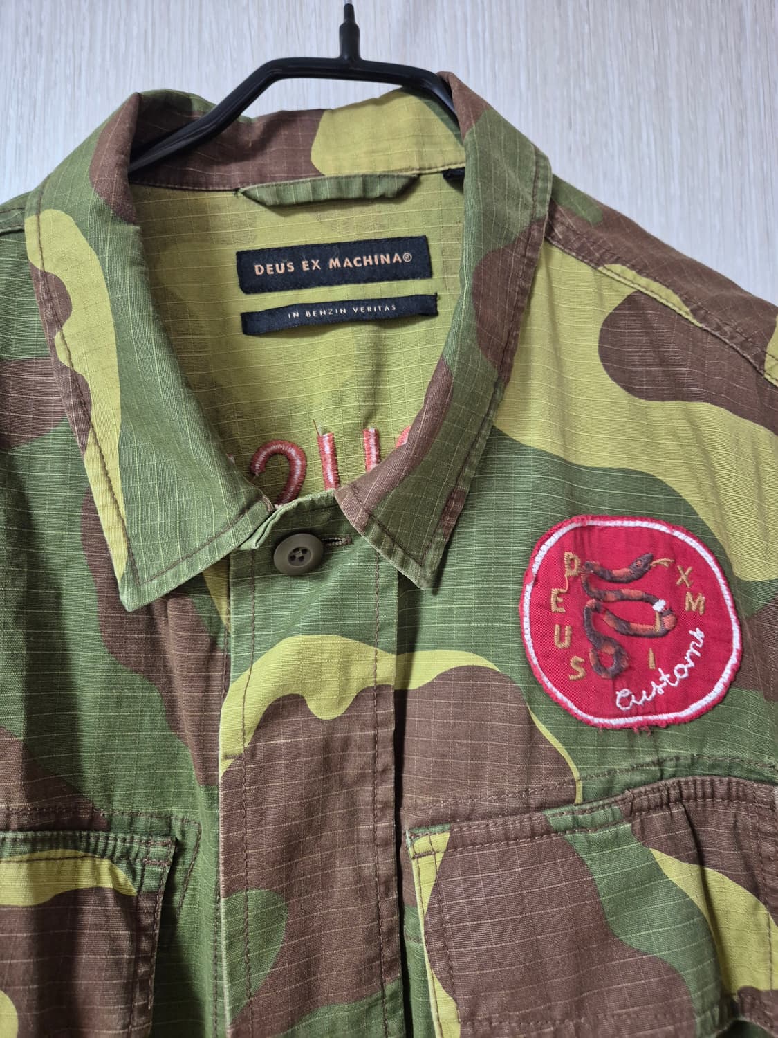 데우스 엑스 마키나 트래비스 카모 오버 셔츠 자켓 라지 상품이미지5