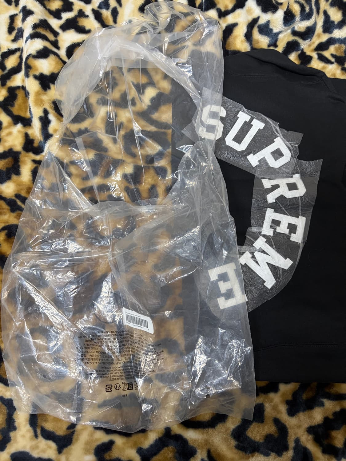 슈프림 챔피온 후드 블랙 m 상품이미지2