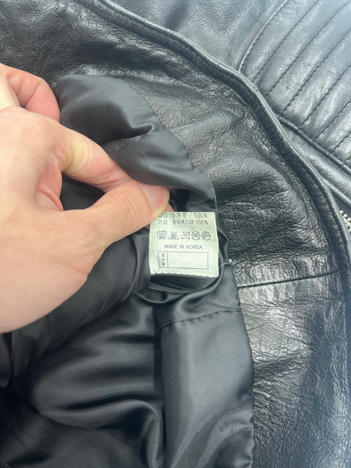 빈티지 우먼 양 가죽자켓 상품이미지6