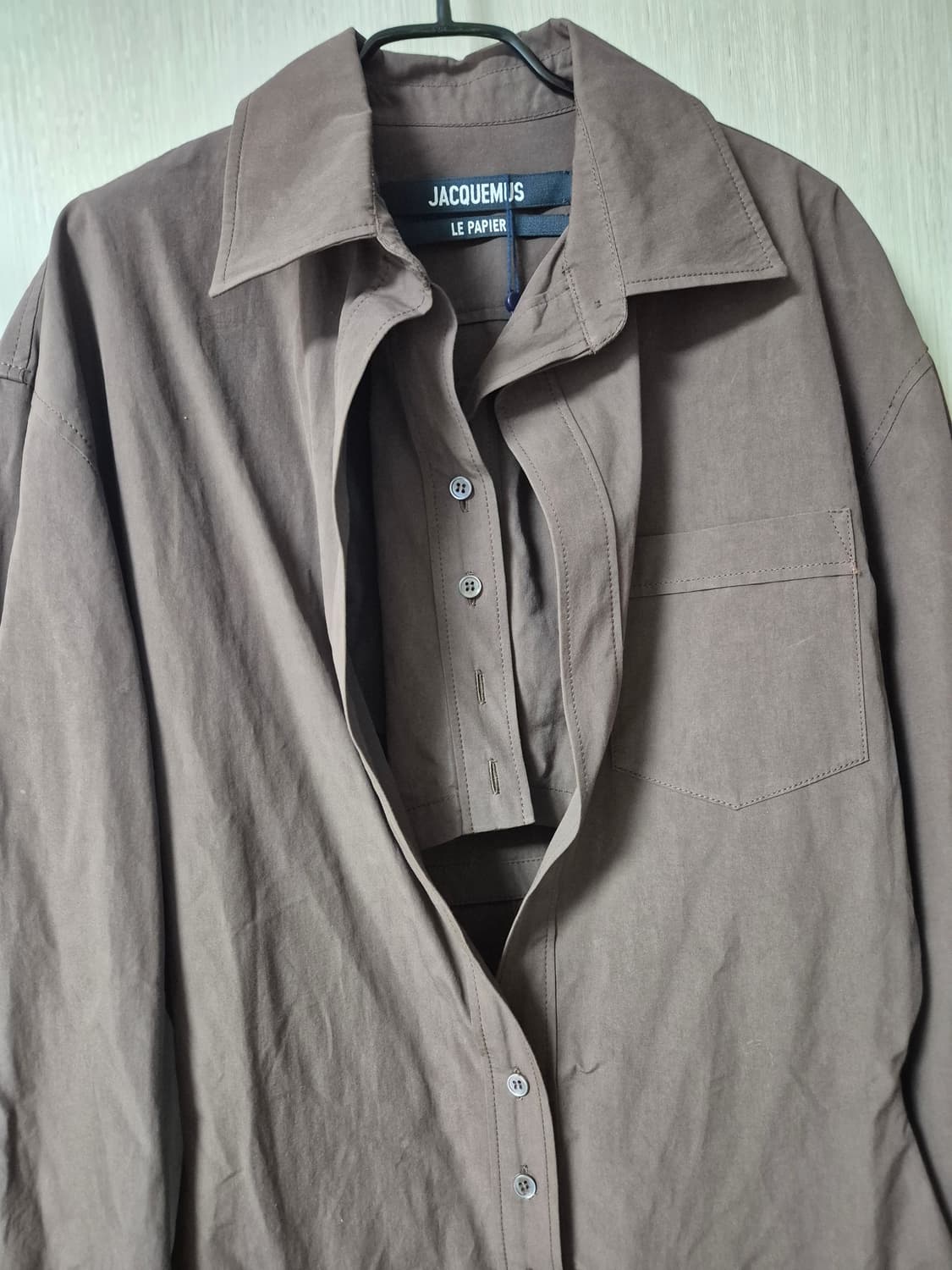 (새제품) 자크뮈스  라 로브 바운힐하 미니 원피스 38 셔츠드레스 상품이미지6