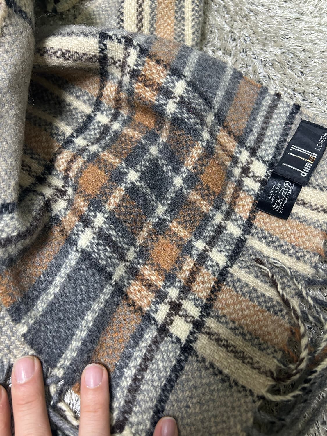 영국제 던힐 목도리 상품이미지3