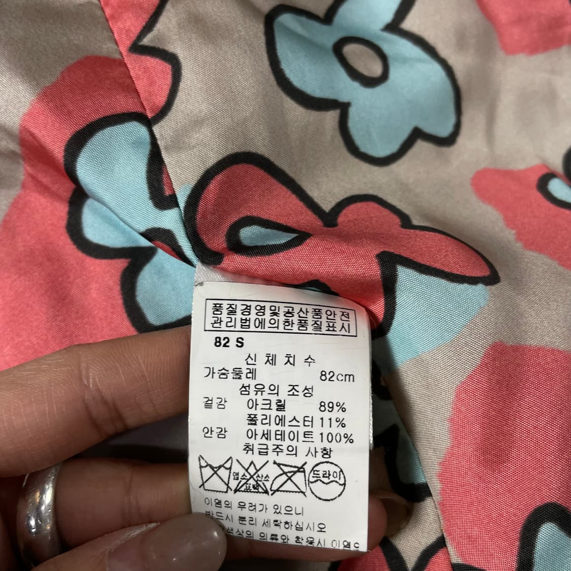 빈티지 네이비 포인트 페이크퍼 자켓  상품이미지7