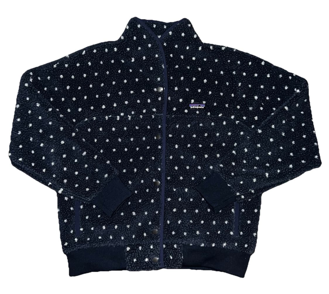 파타고니아 스냅 프론트 레트로-X 플리스 자켓 블루 폴카닷 상품이미지1