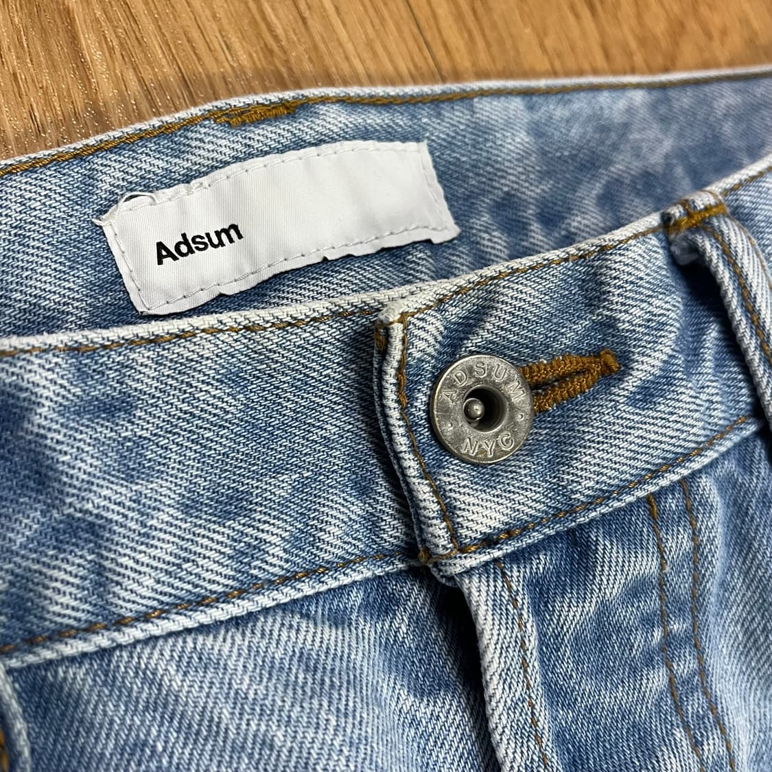 adsum nyc 애드섬 셀비지 데님 진 청바지 연청 앳슘 상품이미지2