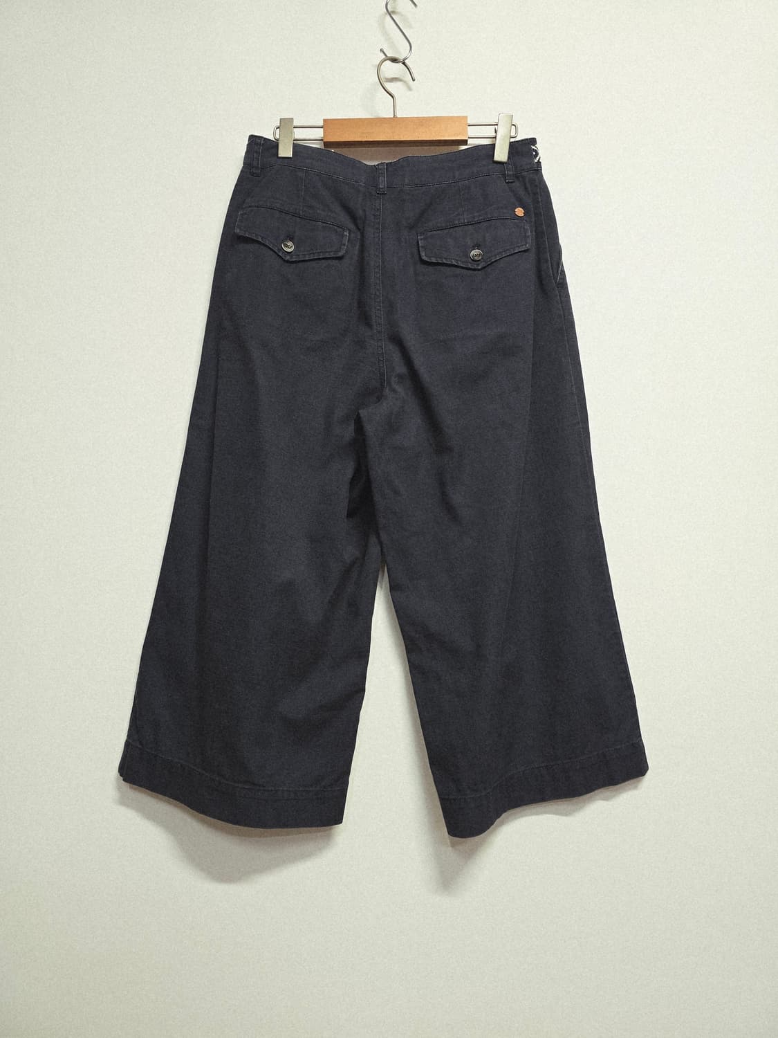 thursdayisland 와이드 팬츠 네이비 상품이미지4