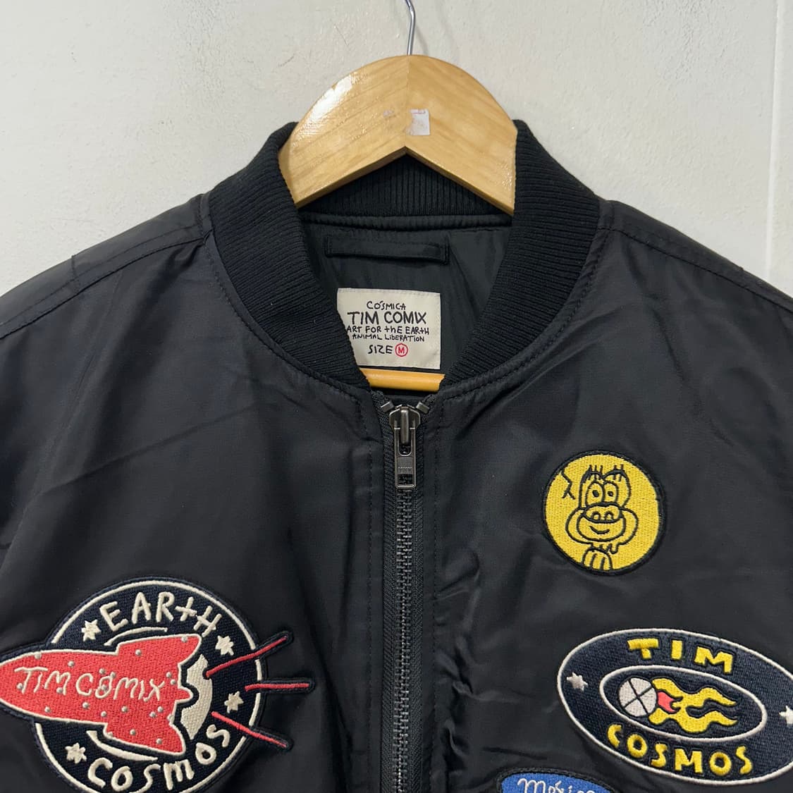 팀코믹스 패치 MA-1 투웨이 자켓 상품이미지2