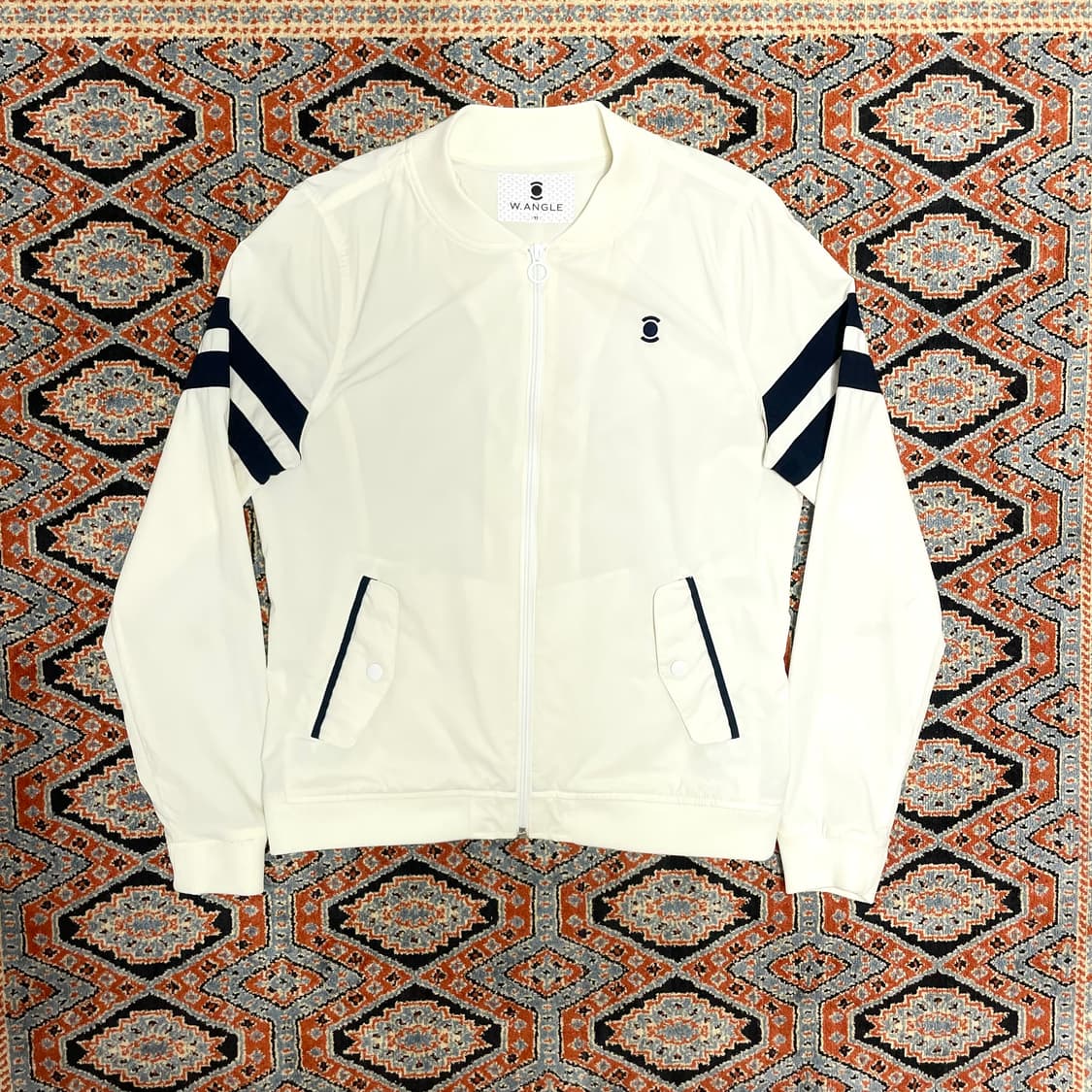 와이드앵글 화이트 골프 블루종 여성95 상품이미지1