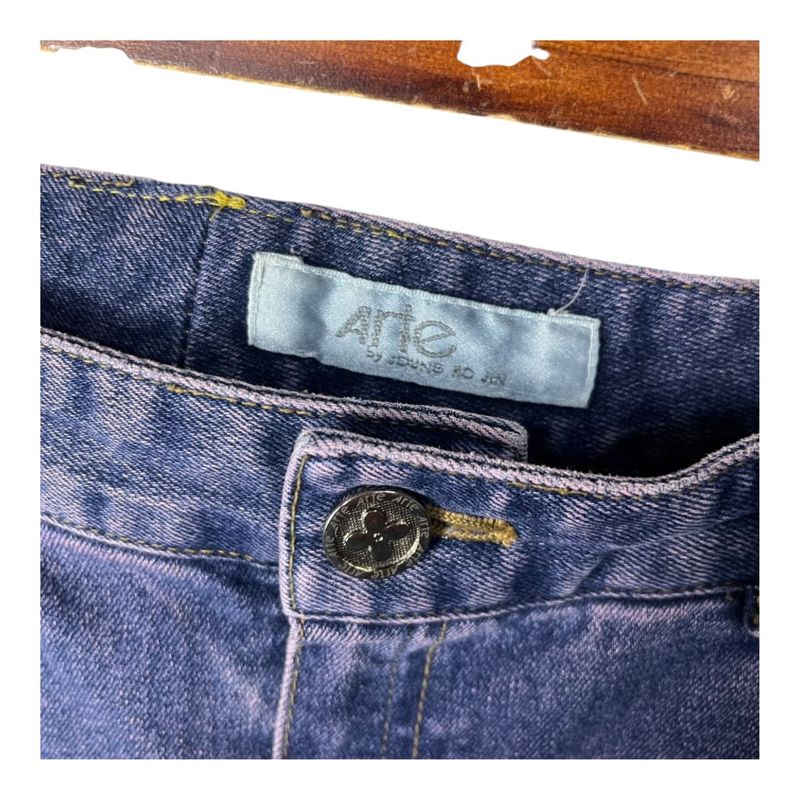 [VTG] 레이스 아일렛 부츠컷 데님팬츠 상품이미지5