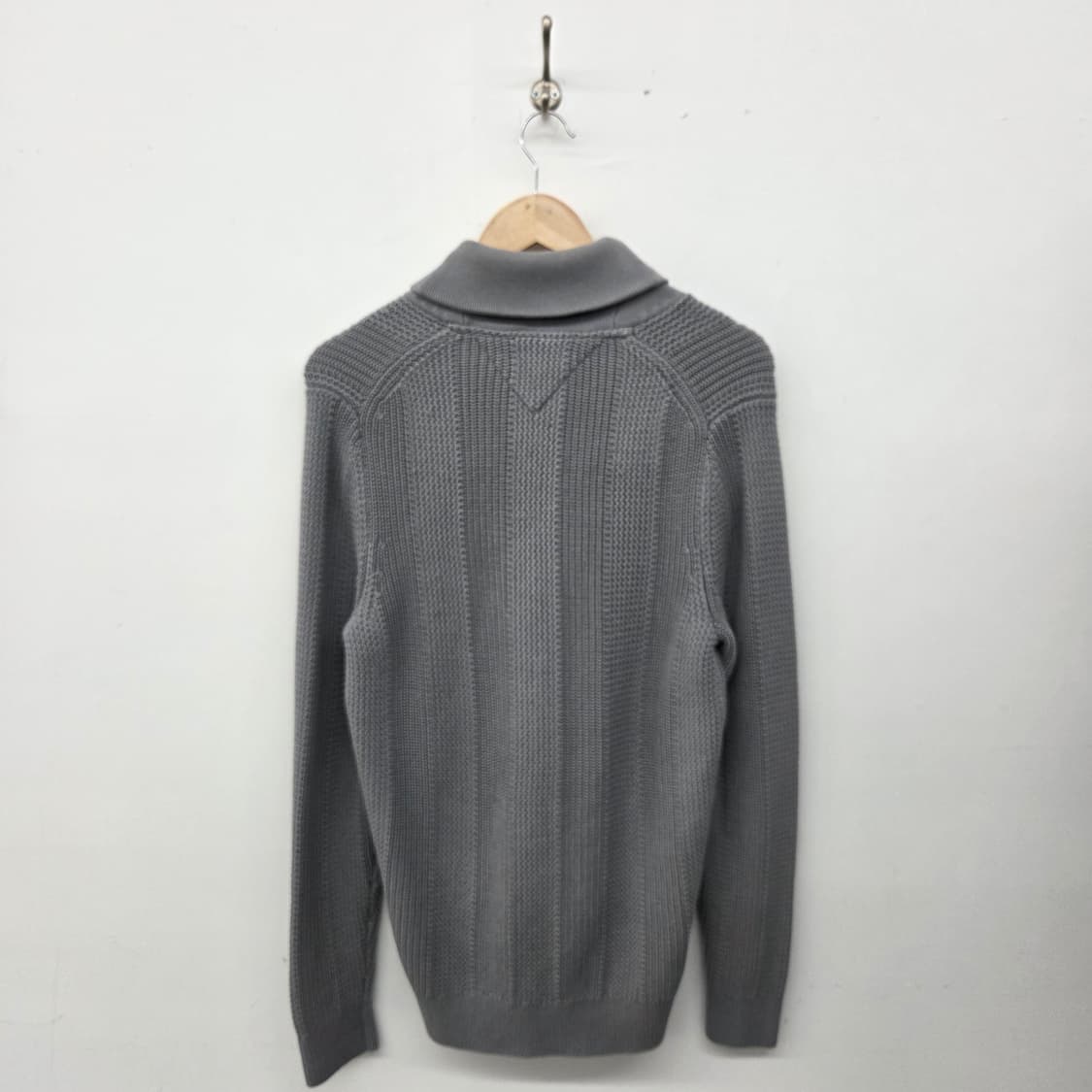 타미힐피거 그레이 숄카라 가디건 남L 상품이미지4