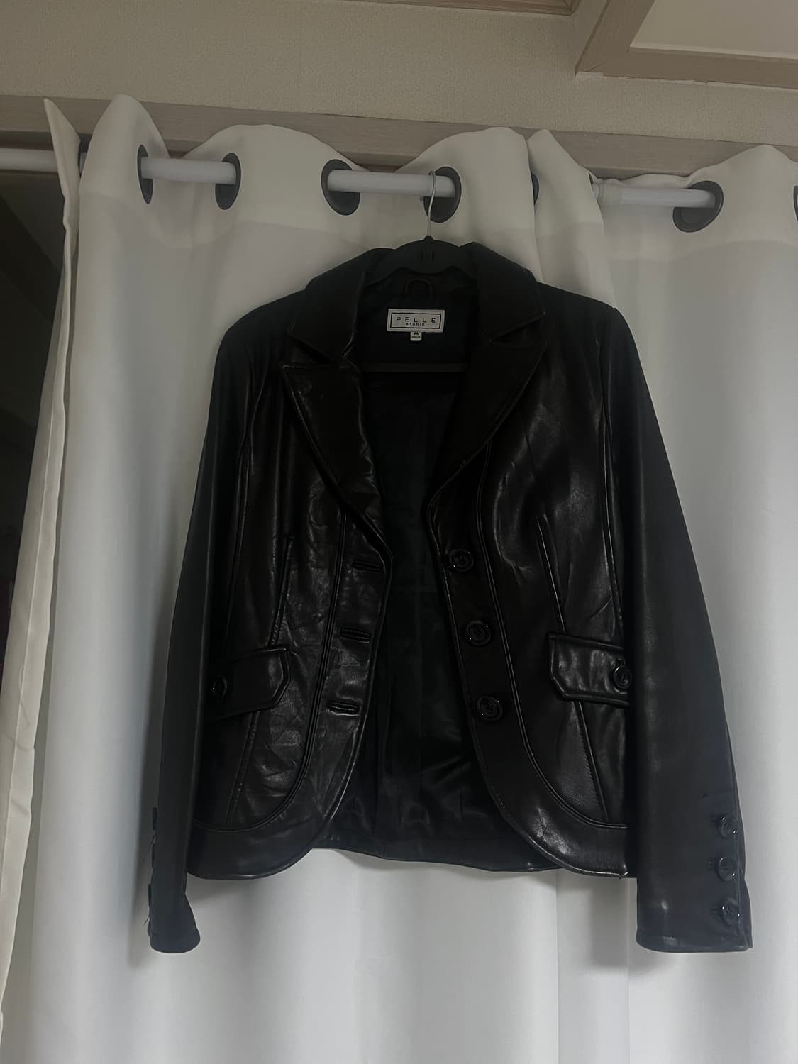 디테일 느좋.. 고퀄 램스레더 100% 자켓 펠레스튜디오 상품이미지3