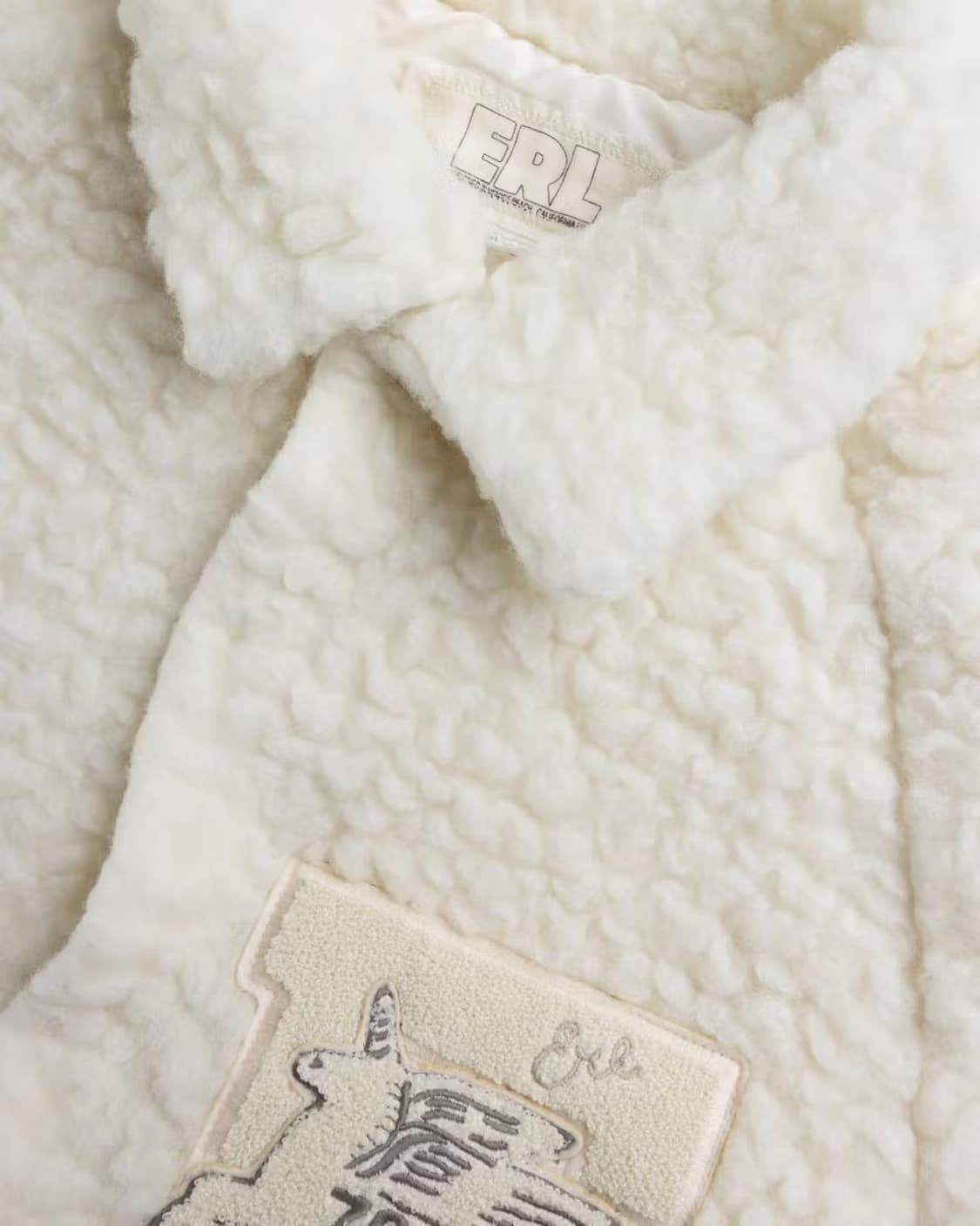 [M]이알엘 ERL 바시티 시어링 자켓/오트밀 상품이미지8