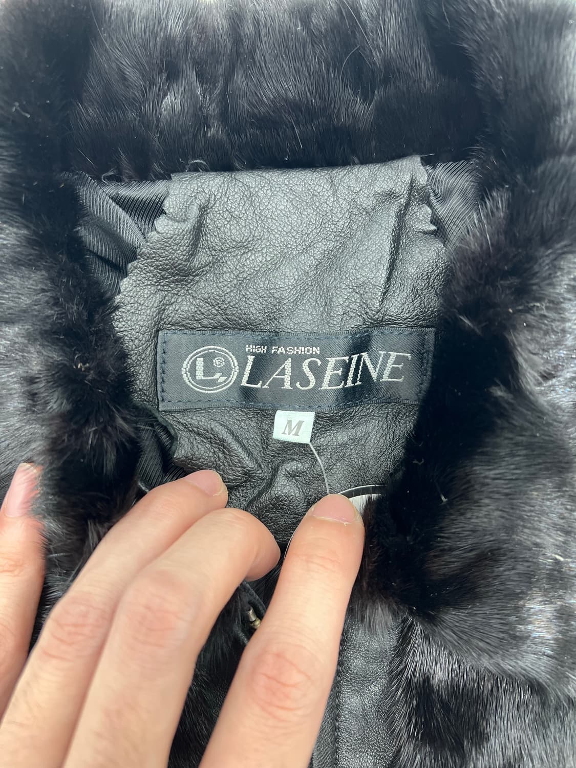 빈티지 밍크 퍼 레더자켓 상품이미지3