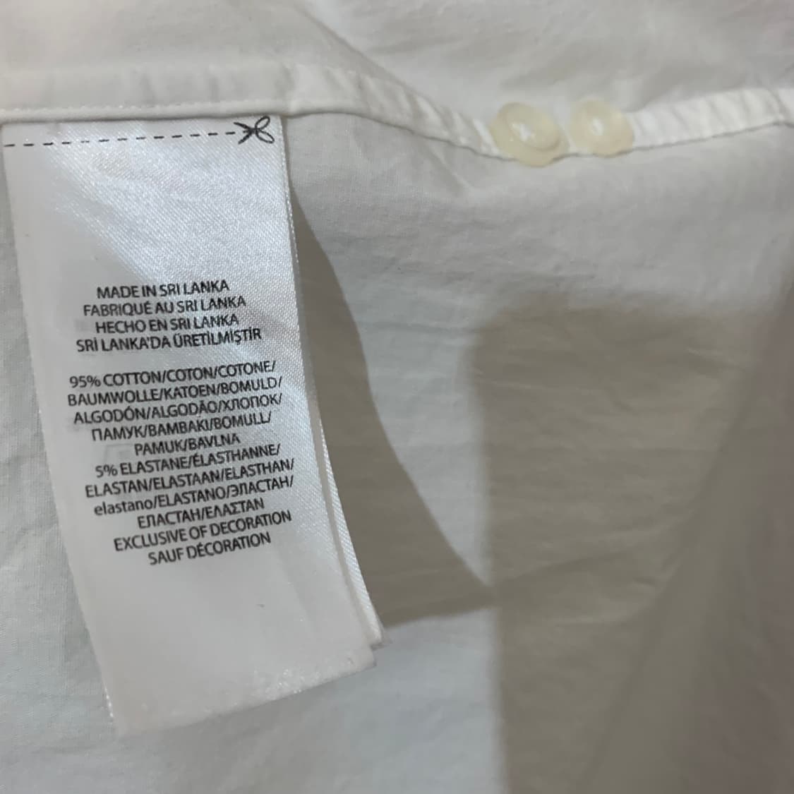 0 폴로랄프로렌 여성 화이트 스판 블라우스 셔츠 상품이미지6