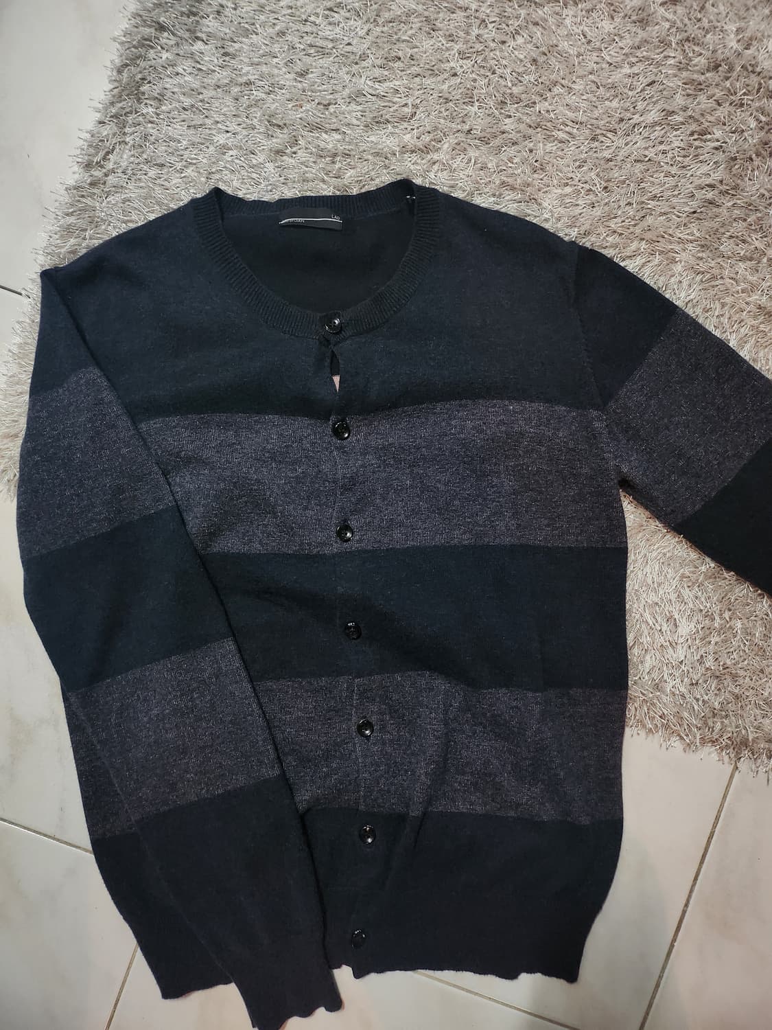 라드뮤지션 스트라이프 니트 가디건 상품이미지1